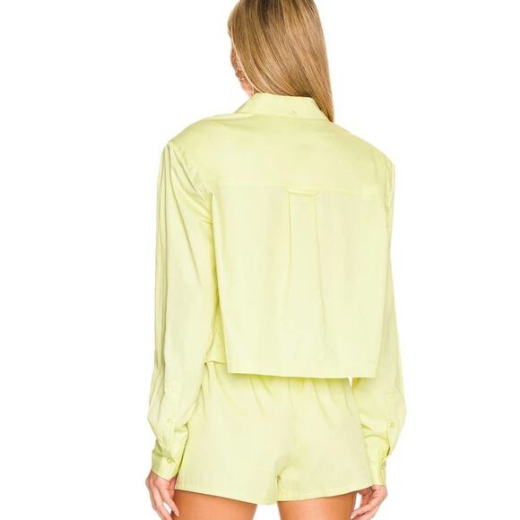 L'Academie The Tory Blouse in Cornsilk NWOT Size Small - Picture 3 of 3